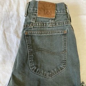 Riveted lee olive shorts